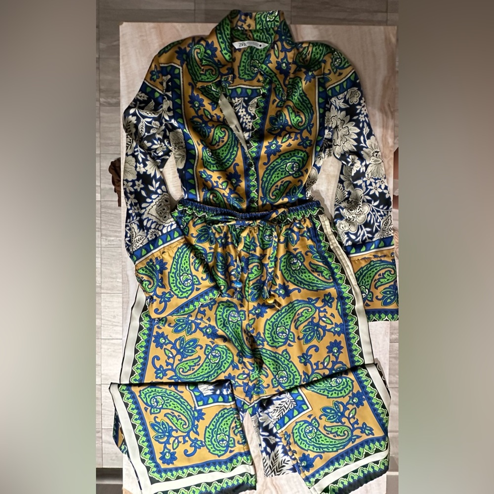 Zara shirt and pant set!